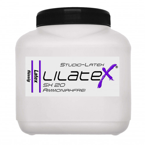 Lilatex Studio - ammoniakfreier Latex 1 Liter Latexmilch - Flüssiglatex