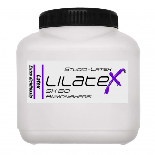 Lilatex Studio Extra-Dickflüssig - ammoniakfreier Latex 1 Liter Latexmilch - Flüssiglatex